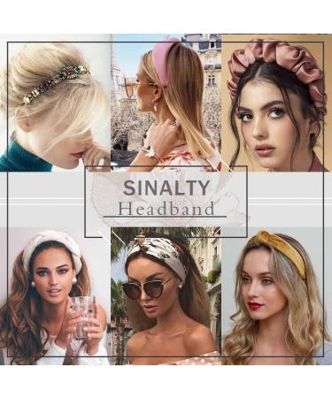 Sinalty Baroque Rhinestone Headband - Colorful Crystal Hair Hoop for Women - Buy Online on GoSupps.com