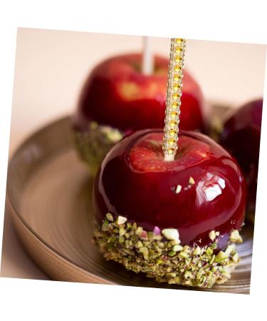 Zerodeko 1 Set Apple Stick Cake Lollipop Sticks Candy Skewers Festival Fruit Picks Stocking Stuffer Candy Dessert Sticks Halloween Candy Wrappers Shiny Candy Picks Chocolate Delicate Wood - Buy Online on GoSupps.com