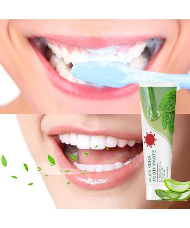  Zankie Organic toothpaste with aloe vera - Fluoride-free aloe toothpaste for sensitive teeth - Natural effect - 100g - Buy Online on GoSupps.com