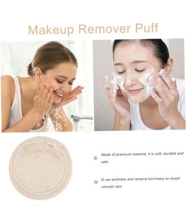 Angoily 1 Set Loofah Face Wash Facial Scrub Pad Reusable Facial Pads Natural Sea Sponge Loofah Exfoliating Sponges Face Sponges Cleansing Cotton Loofah Pad Round Miss Face Pad - Buy Online on GoSupps.com