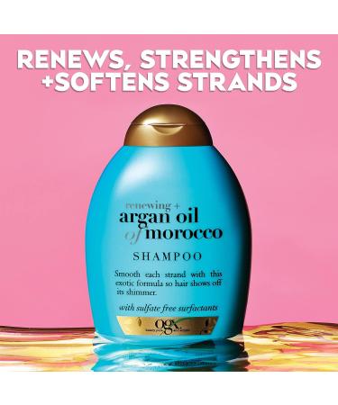 OGX Renewing Argan Oil of Morocco Hydrating Hair Shampoo - 13 fl oz - Buy Online on GoSupps.com