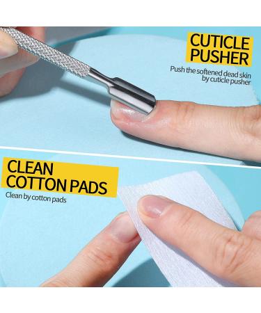 Cuticle Remover Tools Set - Trimmer, Pusher, Softener, Oil, File, Nipper for Nail Care by Teenitor - Buy Online on GoSupps.com