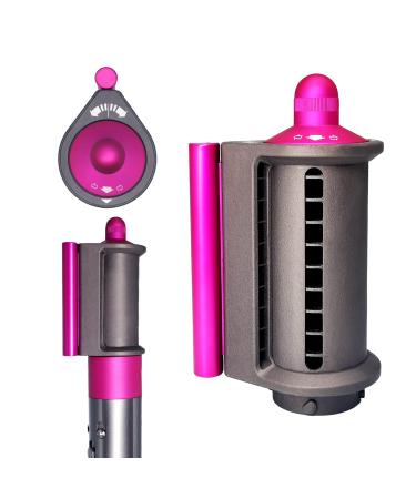 Smoothing Dryer Attachments, Leemone Anti-Flight Flyaway Attachment Nozzle Compatible with Dyson Airwrap Styler HS01 HS05, Accessories for Dyson Airwrap Styler Fuchsia