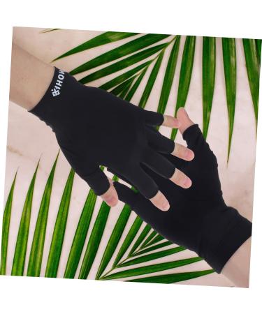 FRCOLOR Half Finger Gloves 5 Pairs Uv Gloves Gel Manicure Gloves for Uv Protection Uv Shield Gloves Uv Protection Gloves Women Nail Art Care Supply Anti-uv Fabric Women's - Buy Online on GoSupps.com