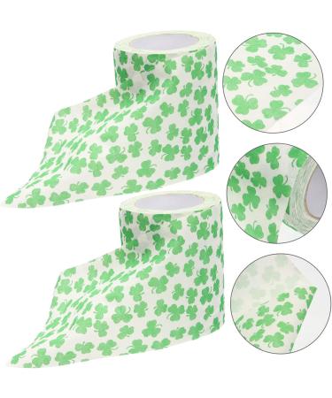 Tissue Paper 4 Rolls Paper Supple Day Toilet St Patricks Bathroom Kitchen Bath Tissue Napkin Printing Printed Pattern Strong Napkins Family Household Bathroom Napkins/142 4 Count (Pack of 1) As Shownx2pcs - Buy Online on GoSupps.com