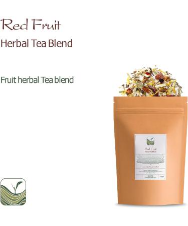 Red Berry Organic Fruit Tea 200g - Fruity Herbal Infusion Tisane | Shop Now - Buy Online on GoSupps.com