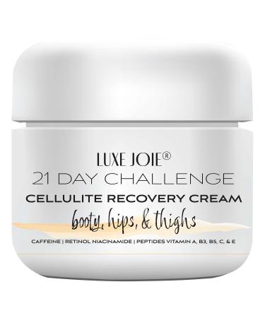 LuxeJoie Cellulite Recovery Cream 21 Day Challenge Booty  Hips  & Thighs  4 Ounce