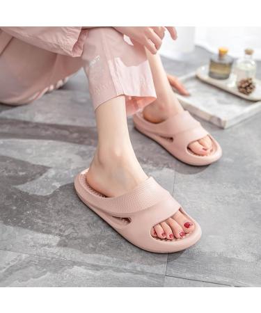Xnlonby Massage Slippers for Women - Acupressure Foot Massage Shoes for Neuropathy Arthritis & Plantar Fasciitis Pain Relief - Pink 39/40 EU - Buy Online on GoSupps.com