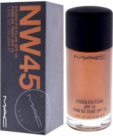 MAC Studio Fix Fluid Foundation SPF15 NW45 30 ml - Pack of 1 - Buy Online on GoSupps.com