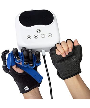Finger Exerciser Stroke Hand Rehabilitation Robot Gloves Hemiplegia Finger Rehabilitation Trainer Gloves Braces Supports Smart Glove for Hand Training Left X 56Sensational