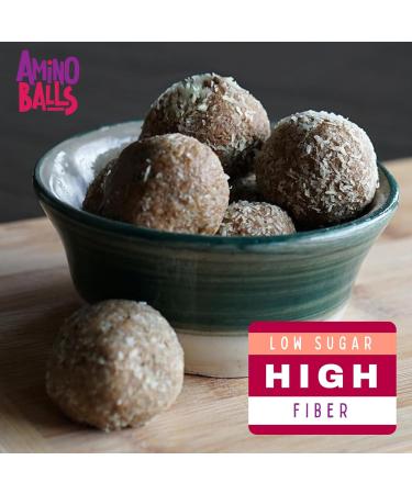 Amino Balls High Protein Balls Chocolate Chip Cookie Dough | 12pcs (3 Box) | Nut Free Plant Based Vegan Protein Snacks | Perfect for On-the-Go Energy and Satisfying Cravings without the Guilt Chocolate Chip Cookie Dough 3 Boxes (12 each) - Buy Online on GoSupps.com