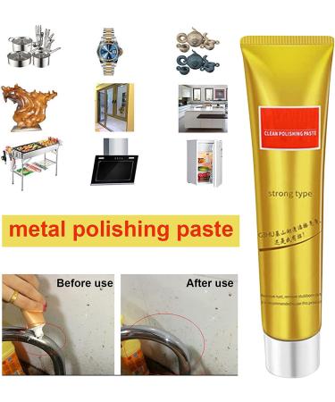 Instashine Metal Polish Cream Ultimate Metal Polish Cream Instashine Aluminum Copper All Metal Polish Cream Stainless Steel Ceramic Watch Polishing Paste (5pcs) - Buy Online on GoSupps.com