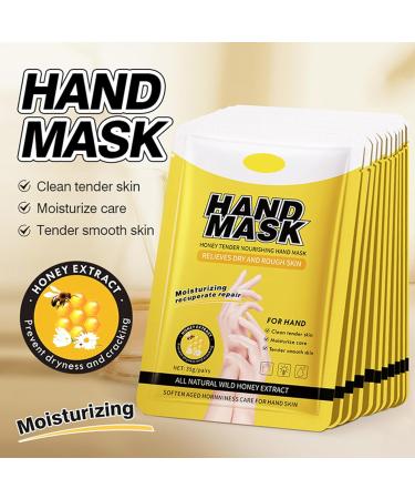  Eazerom 03 Pack of 5 pairs of moisturizing hand masks - Skin repair and renewal - Moisturizing gloves for dry hands - Buy Online on GoSupps.com