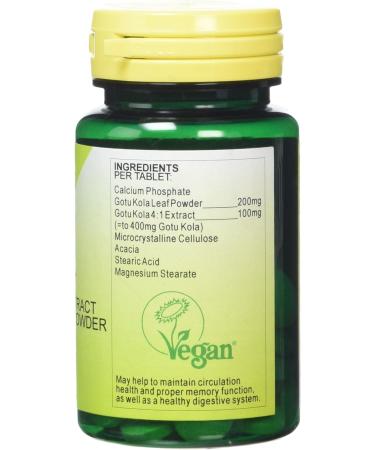 Health Plus Gotu Kola Supplement - 60 Tablets for General Health Support - Buy Online on GoSupps.com