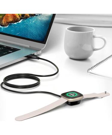 Fitbit 3 Charger  Fitbit Charging Cable  Charger for Fitbit Sense  2pc 3.3ft Fitbit Chargers Replacement Compatible Fitbit Sense/Sense 2 / Versa 3 / Versa 4 USB Charging Cable Cord Stand Dock  Black - Buy Online on GoSupps.com