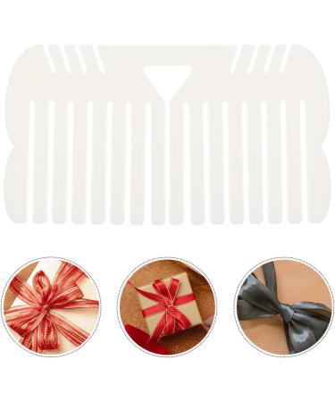 FAVOMOTO 2 pcs Home Garden Women Handmade Craft Fixing Tool Corsages Bows Designer Templates DIY Crafts Party Hair White Decoration Making Ladies Device Loom Maker Plastic Wreath Creating Whitex2pcs 0.3X7X12.5CMx2pcs - Buy Online on GoSupps.com