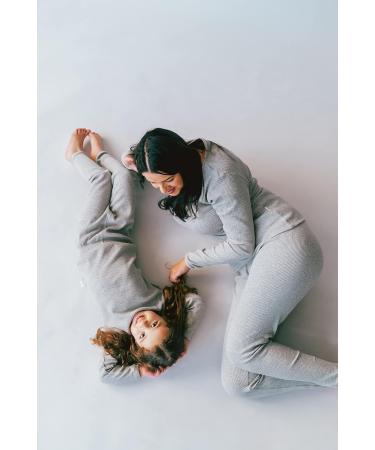 DreamBuy Ribbed Pyjama 20 Colours, Unisex Boys/Girls Tracksuit/Loungewear, 7-8 Years, Dove Grey | Baby, Women, Men Clothes - Buy Online on GoSupps.com