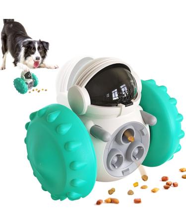 RUMGR Interactive Dog Toys for Boredom Treat Dispenser Dog Toy Slow Feeder Dog Stimulation Toys Self Moving Dog Puzzle Toy Dog Gifts for Small Medium Dogs(Lake Blue)