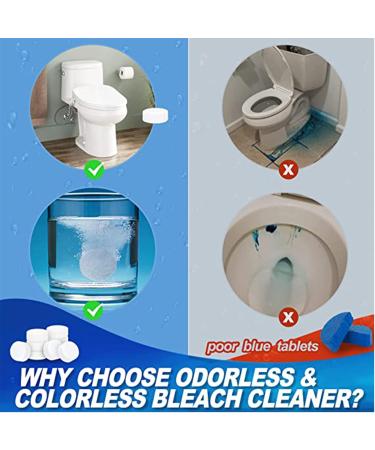 TTZY Automatic Powerful Foam Cleaner Toilet Bowl Cleaner Tablets Toilet Cleaner Bathroom Cleaning Supplies Automatic Toilet Bowl Cleaners for Descaling & Deodorizing (36 Pcs) - Buy Online on GoSupps.com