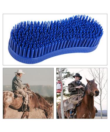 2 Pcs Silicone Horse Cleaning Grooming Brush Horse Grooming Brush Equestrian Massage Tool for Horse Grooming Care - Buy Online on GoSupps.com