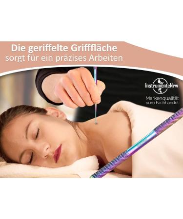 Premium Acupressure Pencil Set | Titan Stainless Steel Meridian Pens (2/5mm & 5/10mm) | Acupuncture & Massage Pins in Blue & Multicolored - Buy Online on GoSupps.com