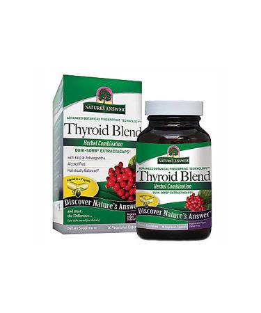 Natures Answer Thyroid Complete Liquid 90 Capsules | Promotes Thyroid Health | Natural Energy Booster | Helps with Metabolism
