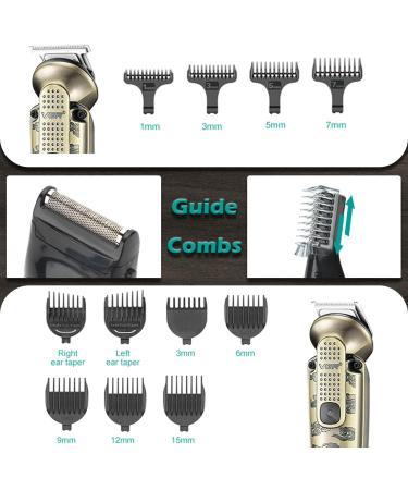 VGR 095 Beard Trimmer for Men | 7-in-1 Waterproof Cordless Grooming Kit | Electric Hair Clippers & Shavers | Perfect Gifts for Men - Buy Online on GoSupps.com