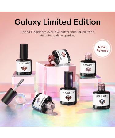 Modelones Gel Nail Polish 6 Colors Fall Gel Polish Chameleon Nude Brown Purple Red Glitter Nail Gel Polish Shimmer Winter Soak Off U V Nail Gel Nail Kit Home Gift DIY Salon for Women Girl - Buy Online on GoSupps.com