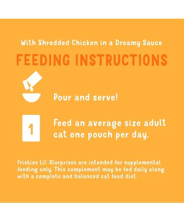 Purina Friskies Lil' Slurprises Shredded Chicken Wet Cat Food Complement - 1.2 oz (Pack of 16) - Buy Online on GoSupps.com