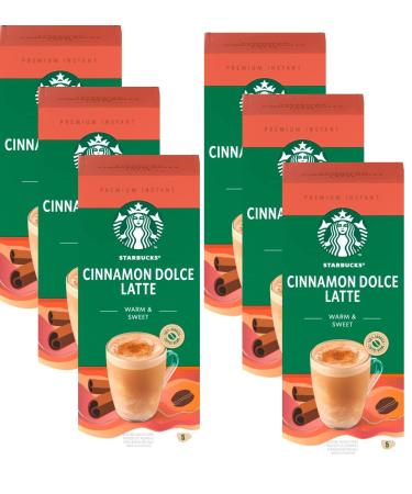 Starbucks Cinnamon Dolce Latte Premium Instant Coffee 5 Sachets (Pack of 6 Total 30 Sachets) Cinnamon 5 Count (Pack of 6) - Buy Online on GoSupps.com