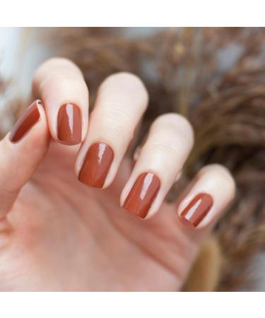 Avoa Beauty Nail Film - Don't Be Choco-Late | Long-Lasting Self-Adhesive Brown Monochrome Nail Wraps | 16 Thin Designs for Stunning Nails - Buy Online on GoSupps.com