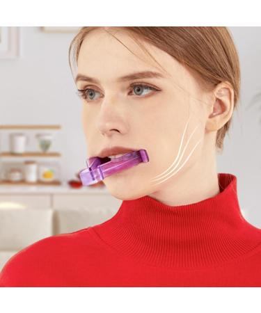 Mouth Exerciser | Jaw Face Slimmer - Portable Mouth Exercise Tool Face Slimming Trainer Tool Double Chin Exercise Device for Lift Skin Purple - Buy Online on GoSupps.com
