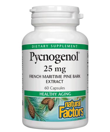Natural Factors Pycnogenol 25 mg 60 Vegetarian Capsules
