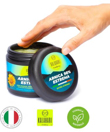 KALAHARI Gel l Arnica 98% Extr me et Extra Fort enrichi en extrait d Ananas - Action intense pour massages des Muscles et Articulations Effet Froid Formule Naturelle Fabriqu en Italie 500ml - Buy Online on GoSupps.com