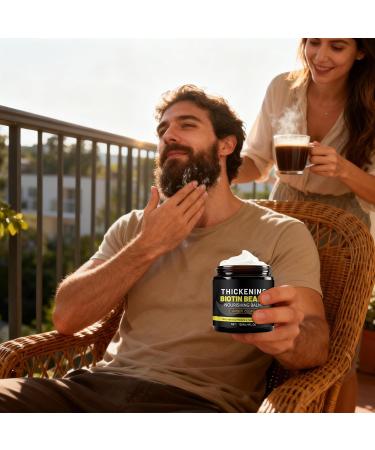  Jingmiger Beard Balm Softens & Moisturizes Naturally 120ml Leave-In Balm - For Dry Sensitive and Oily Skin Ideal for Travel Styling Home Weekends and - Buy Online on GoSupps.com