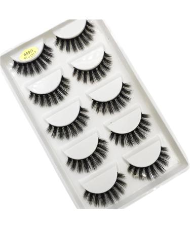 UAMOU 10/50 Boxes 5 Pairs 3D Mink False Eyelashes Soft Lashes Makeup Eyelash Faux Cils Cilios Maquiagem Cheerfully (Color : 5Pairs G811 Size : 10 Boxes 50 Pairs) - Buy Online on GoSupps.com