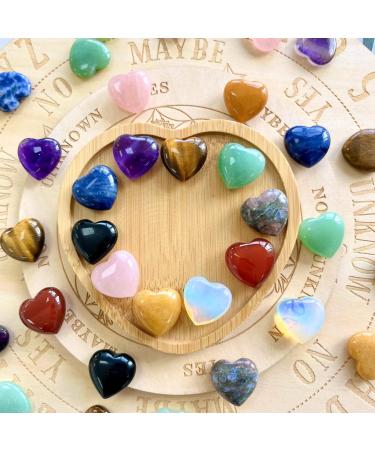 Xiannvxi 10 PC Multicolor Healing Crystals & Heart Stones Set | Natural Polished Gemstones for Happiness | International Shipping Available - Buy Online on GoSupps.com