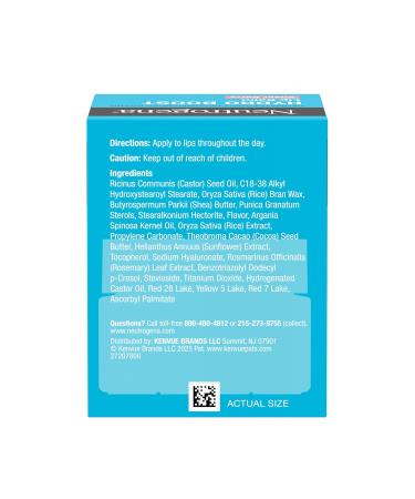 Neutrogena Hydro Boost Hyaluronic Acid Lip Balm, Nourishing Vitamin E Leaves Lips Feeling Hydrated, Sheer Pink Tinted Color with a Sweet Berry Flavor, Sheer Berry, 0.5 oz Sheer Pink 0.05 Fl Oz (Pack of 1) - Buy Online on GoSupps.com