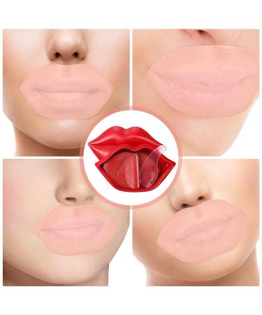 EXCEART 20pcs Cherry Lip Mask - Hydrating Lip Gel Pads for Women | Moisture & Nutrition Essence for Soft Beautiful Lips - Buy Online on GoSupps.com