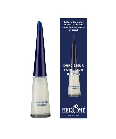Herome Cosmetics - Nail Strengthener Strong Nail Growth Treatment for Weak and Brittle Nails Nail Care Essential Nail Repair Must-Have 10 ml Single - Strong