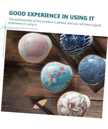 ABOOFAN 4 Pcs Sauce Bowl Ice Cream Dishes Mini Porcelain Bowls Trays for Food Serving Cookie Container Dessert Dish Ceramic Dipping Dishes Pottery Dip Bowls Ceramics Sushi Ceramic Plate - Buy Online on GoSupps.com