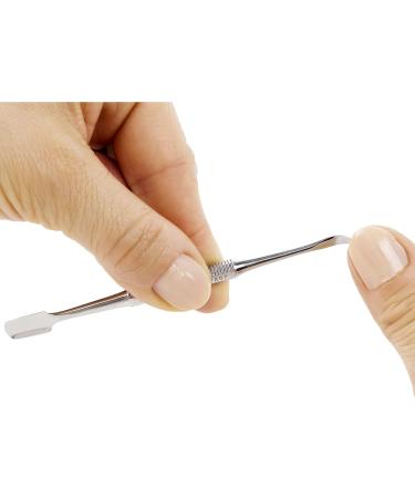 REMOS Double-Ended Stainless Steel Cuticle Pusher - 10 cm for Perfect Nail Care | International Shipping Available - Buy Online on GoSupps.com