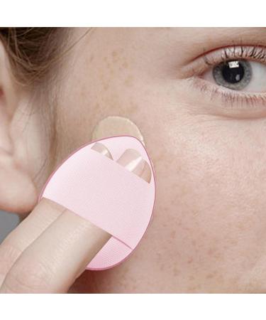 Finger Puff - Makeup Cushion Puff Super Soft Beauty Makeup Tools Wet And Dry Blending Sponge For Women Concealer - Buy Online on GoSupps.com
