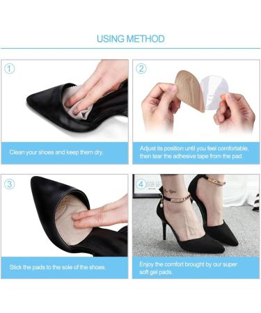 Ball of Foot Cushions | Grade Silicone Anti-Slip Gel Insoles for Women - Pain Relief All Day | 2 or 4 Pairs - Buy Online on GoSupps.com