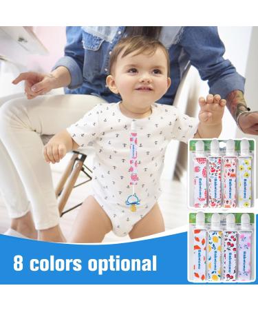 Babmomo 8 Pack Pacifier Clip Holder for Boys and Girls - Stylish Binkie Strap for Most Pacifier Styles, Teether Toys & Baby Gift - Flower Fruit Design - Buy Online on GoSupps.com