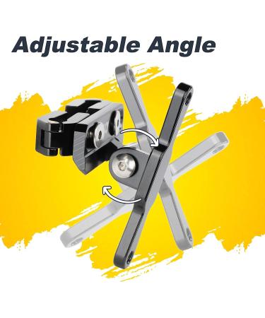 CyclingDeal Saddle Rail Mount Bottle Cage Adapter - Adjustable Angle Aluminum Alloy Holder for Road Bikes - Buy Online on GoSupps.com