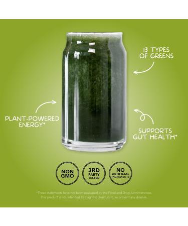Clean Simple Eats Super Greens Powder, Naturally Flavored Greens Powder with Chlorella, Spirulina, Superfoods & Prebiotic Fiber, No Artificial Ingredients, Gluten Free, Green Apple Flavor, 30 Servings Green Apple 11.06 Ounc  - Buy Online on GoSupps.com