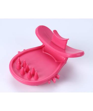 PETCYY Cat Brush Shedding Grooming | Soft Massage Tongue Brush for Cats | Mimics Mama Cat Licking | Comforting Pet Gift (Rose Red) - Buy Online on GoSupps.com