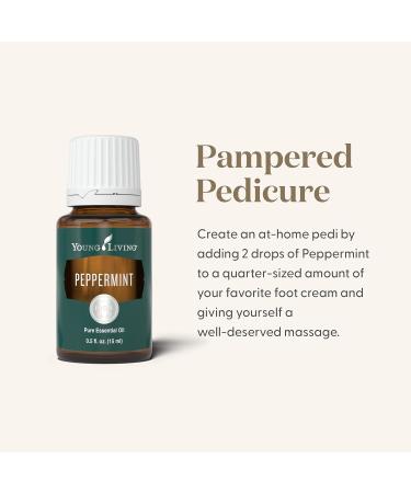 Buy Young Living Peppermint Essential Oil 15ml - Invigorating Aroma Cooling Sensation Supports Muscle Recovery & Digestive Comfort - Fast International Shipping - Buy Online on GoSupps.com