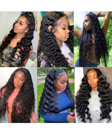 12A Grade 20 Loose Wave Lace Frontal Closure - 13x4 Brazilian Virgin Hair, Pre-Plucked, Bleached Knots - Buy Online on GoSupps.com